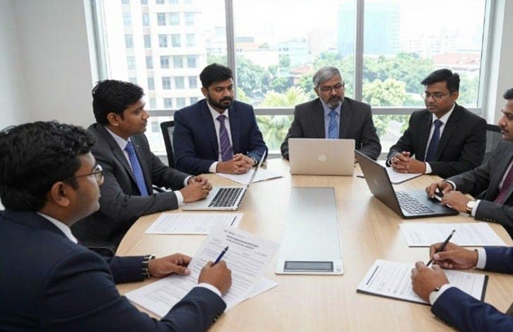Board of directors reviewing company incorporation documents Bangladesh