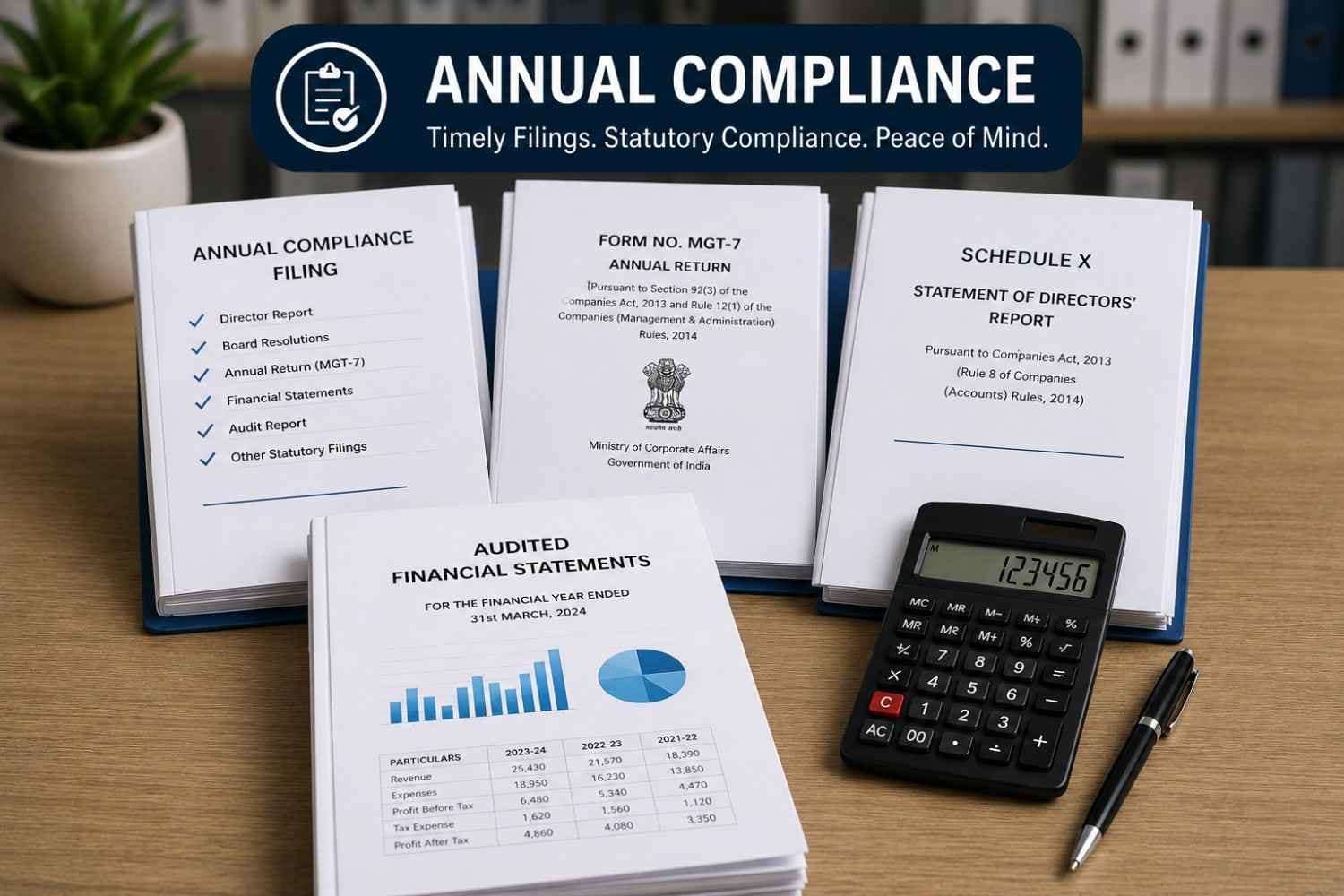 Annual compliance filing and audited financial statements for Bangladesh company